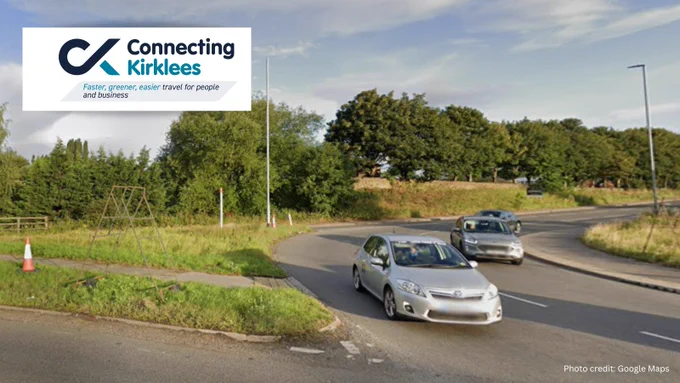 Chainbar roundabout at Cleckheaton