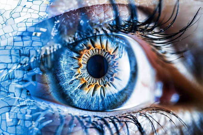 This shows an eye.