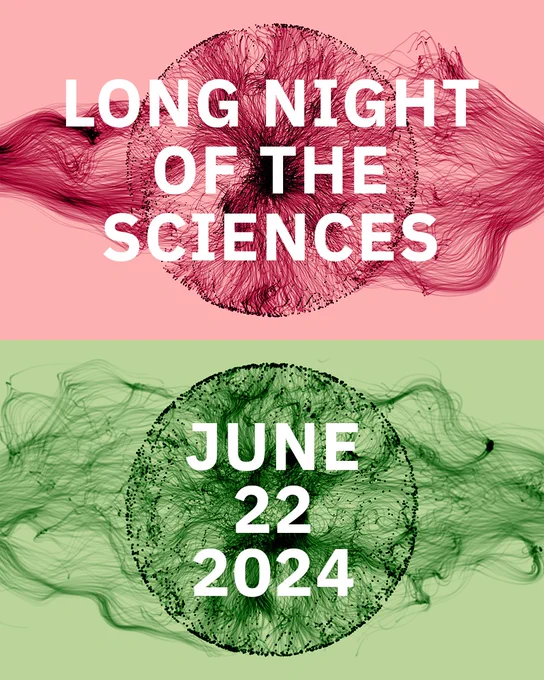Graphic announcing the "Long Night of the Sciences" on June 22, 2024.