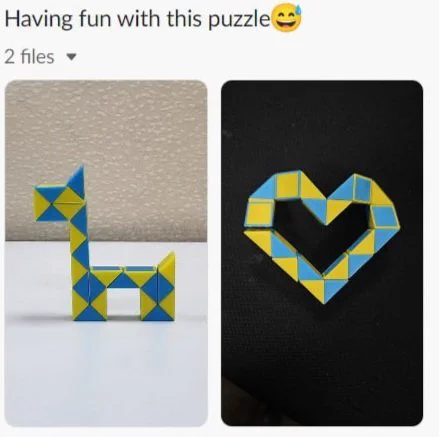 Cucible puzzle figures