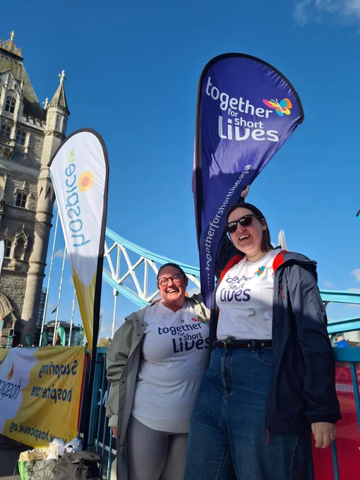 our cheer team at tower bridge 
