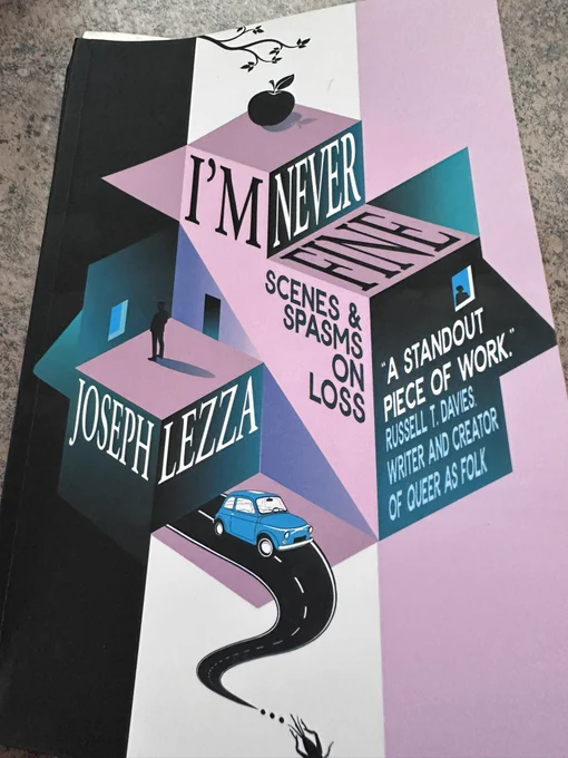 The cover of the book I’m Never Fine by Joseph Lezza.