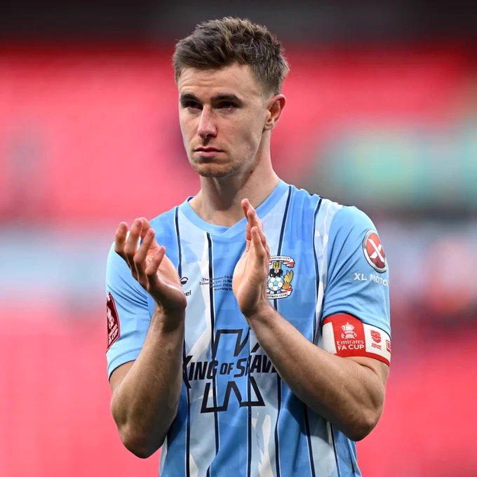 An image of Ben Sheaf at full-time