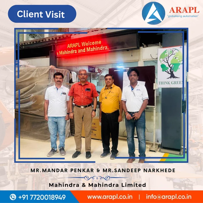 Client Visit at ARAPL Pune 