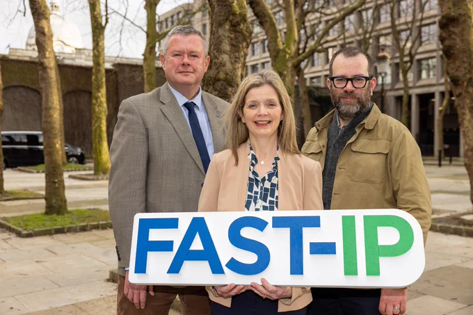Pictured (l-r) are; Gary Ryan, Director, AgTechUCD; Dr Siobhán Jordan, Head of Technology Transfer and Commercialisation, Teagasc and Professor Nick Holden, UCD School of Biosystems and Food Engineering and Academic Director, FAST-IP.