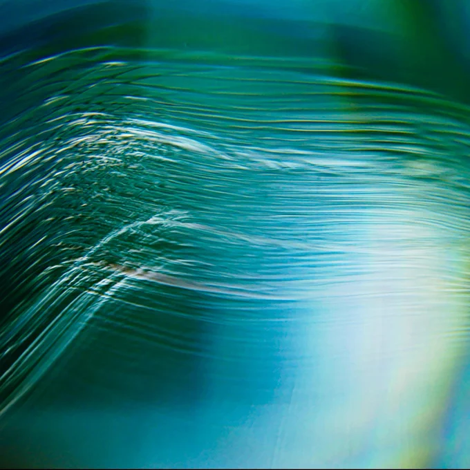 blue and white water wave