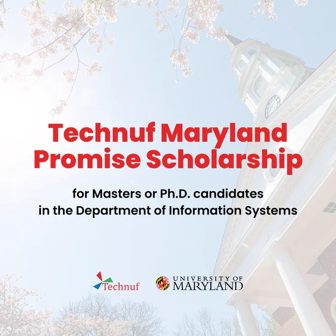 Technuf Maryland Promise Scholarship for the University of Maryland students.