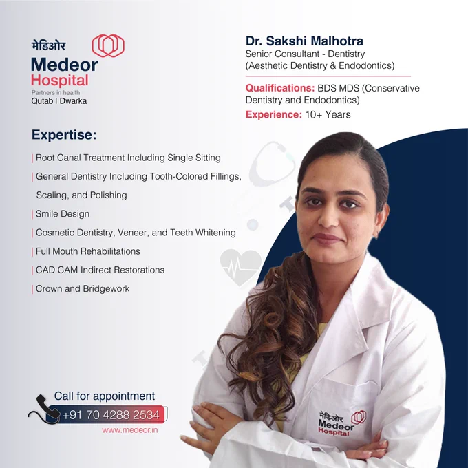 Best Dentists In Delhi | Dr Sakshi Malhotra