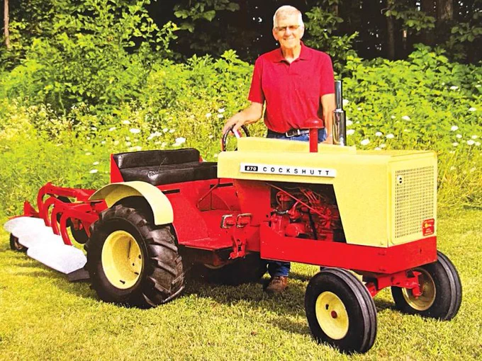 He Built A Scale Model Cockshutt
