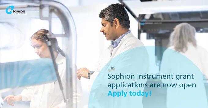 Sophion instrument grant applications are open now - Apply today! - Sophion