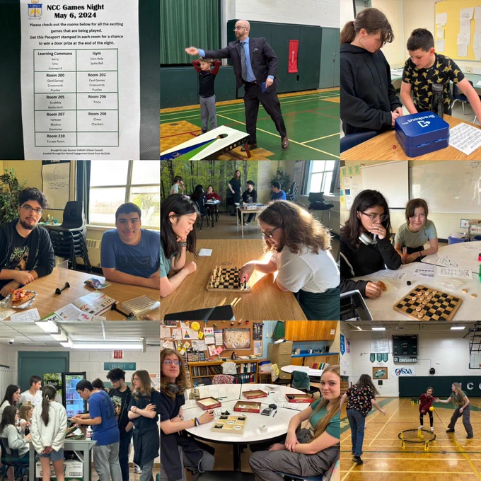 What a great way to kick off Catholic Education Week at NCC Games Night!