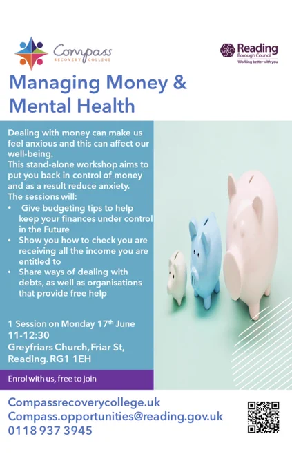 Managing money and mental health flyer