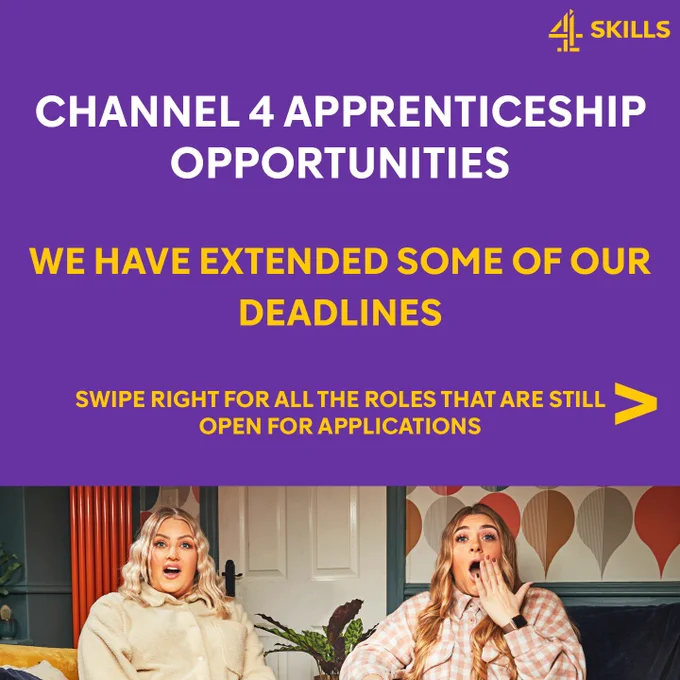 An image highlighting that we've extended the deadline for some of our apprentice roles