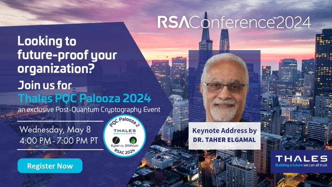 InfoSec Global's Co-founder delivering a keynote address at the Thales PQC Palooza 2024 - An exclusive Post-Quatum Cryptography Event