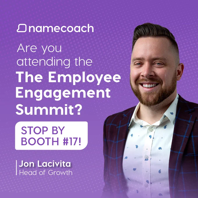 Are you attending the Employee Engagement Summit? Stop by booth #17 Jon Lacivita (Head of Growth)