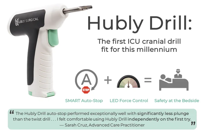 hublysurgical.com bedside drill