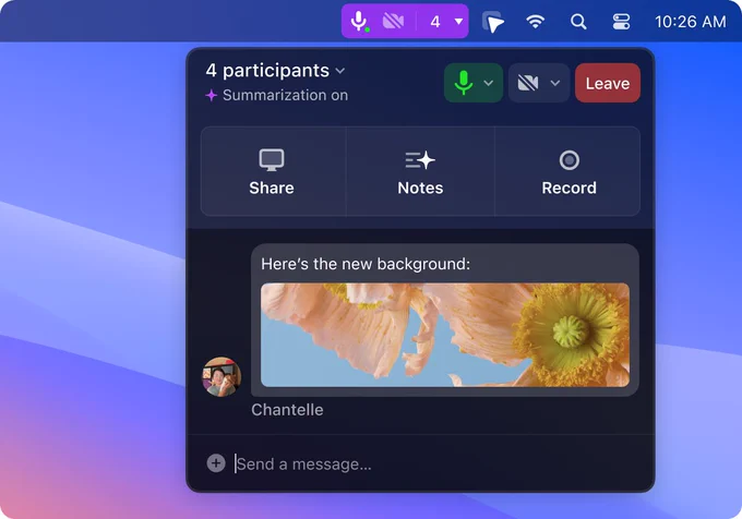 Images in chat
