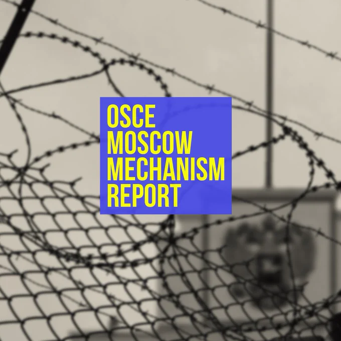 OSCE Moscow Mechanism Report