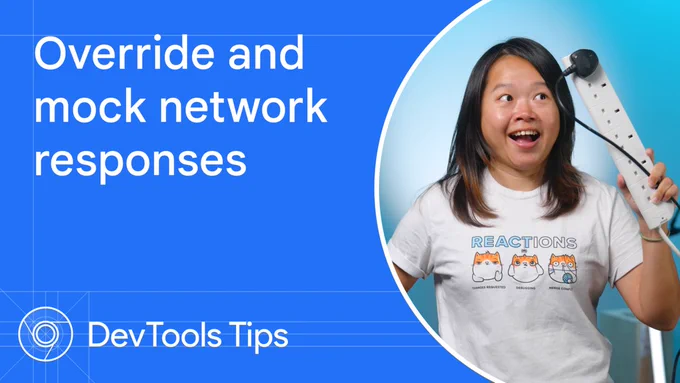 Override and mock network responses