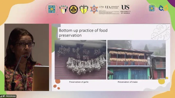 Photo voice research conducted by women showing food preservations