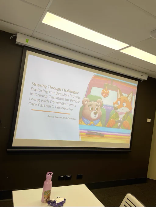 Beccie Jaymes- Steering through challenges: Exploring the decision process in driving cessation for people living with dementia from a care partner's perspective