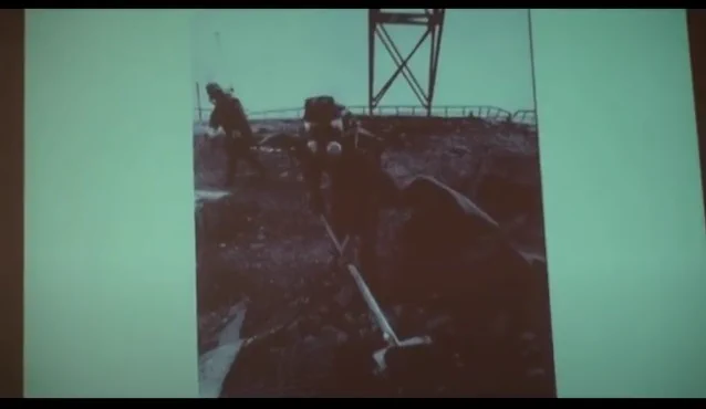 Workers who remove Debris from the Roof with Human-power to reduce Load burden