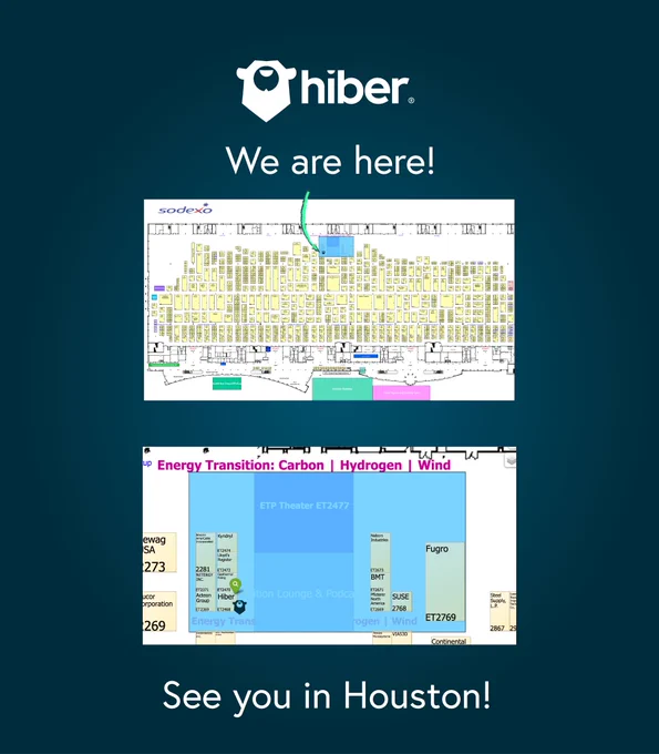 Hiber is exhibiting at OTC2024. Booth ET2468!