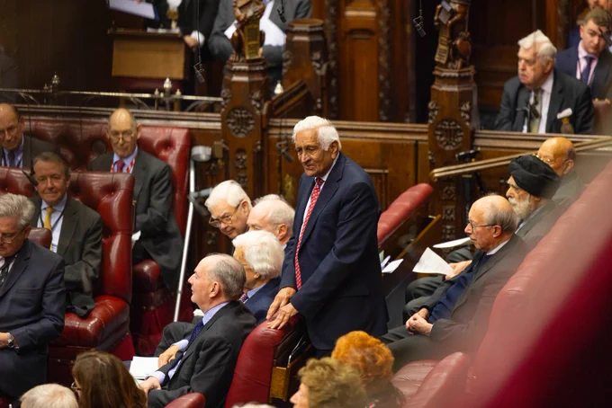 Lord Patel speaking in the Lords chamber