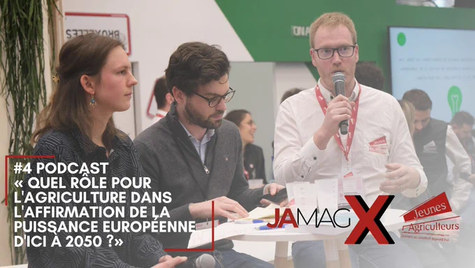 Aujourd'hui, au tour du débat sur les « Quel rôle pour l'agriculture dans l'affirmation de la puissance européenne d'ici à 2050 ?»
Avec :
- Diane Mordacq , chargée d'études à Demeter France
- Pierre Meyer , membre du Conseil d'administration de Jeunes Agriculteurs Syndicat