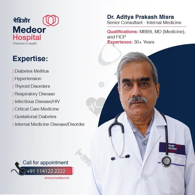 Top Internal Medicine Doctor in Delhi | Dr. Aditya Prakash Misra
