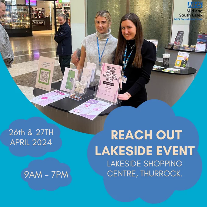 REACH OUT LAKESIDE EVENT 26TH AND 27TH APRIL 9AM - 7PM