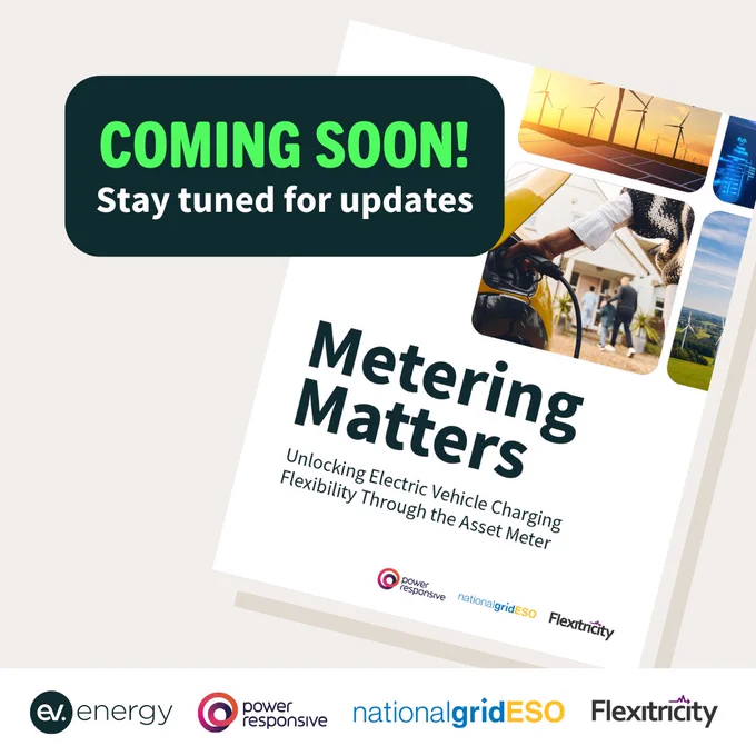 Metering Matters: Unlocking Electric Vehicle Charging Flexibility Through the Asset Meter. New report, coming soon!
