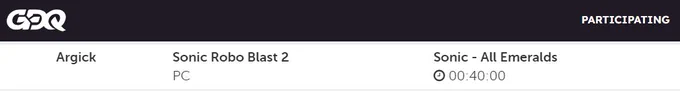 Sonic Robo blast 2 has been accepted to SGDQ2024