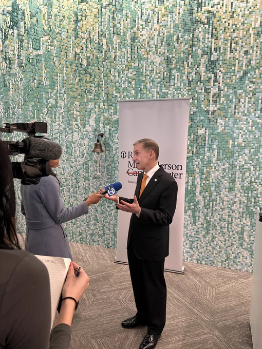 Dr. Pisters participated in an interview with media