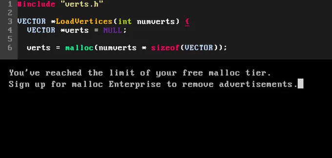malloc enterprise
