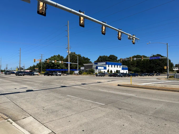 Route 28 and Manassas Drive intersection