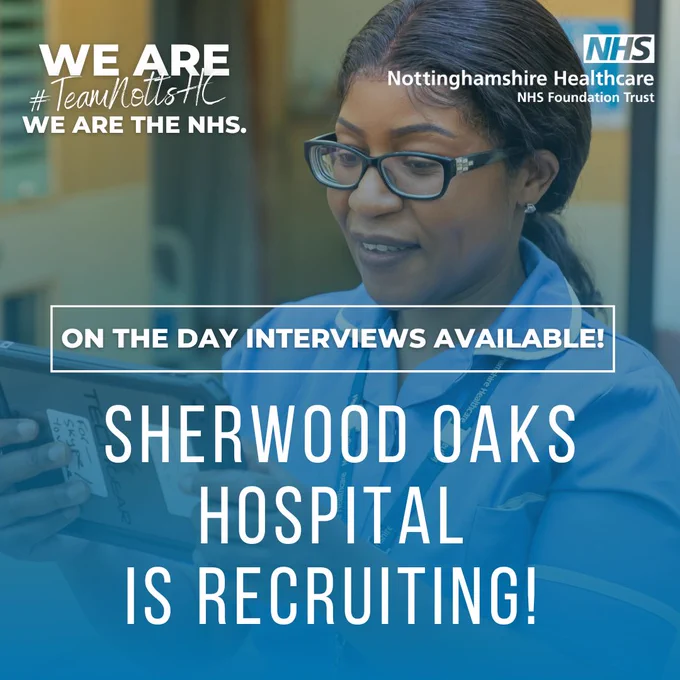 Sherwood Oaks Recruitment Graphic