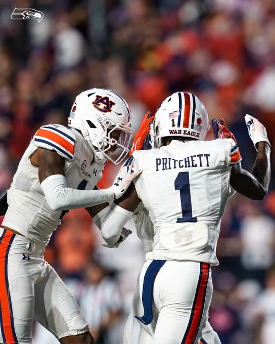 D.J. James and Nehemiah Pritchett, our two newest cornerbacks from Auburn.