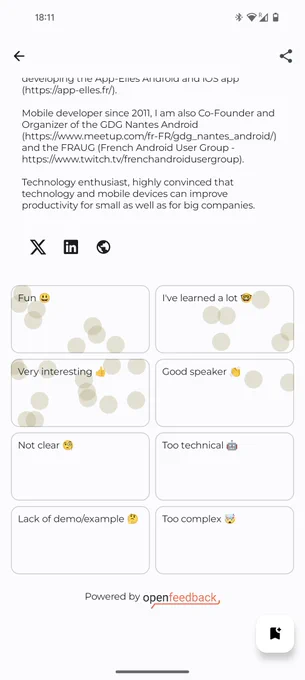 Feedbacks about the AppClinic with very good feedbacks