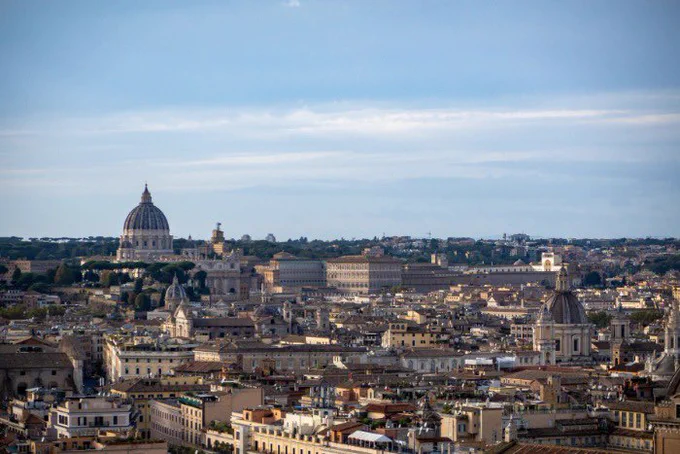 A panoramic view of Rome. Photo: Neil Turner for the Anglican Communion Office.