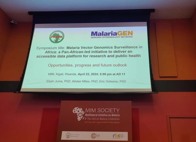 Symposium Title: Malaria Vector Genomic Surveillance in Africa: a Pan-African-led initiative to deliver an accessible data platform for research and public health.

Opportunities, progress and future outlook

MIM, Kigali, Rwanda, April 22, 2024, 5:00 pm at AD 11