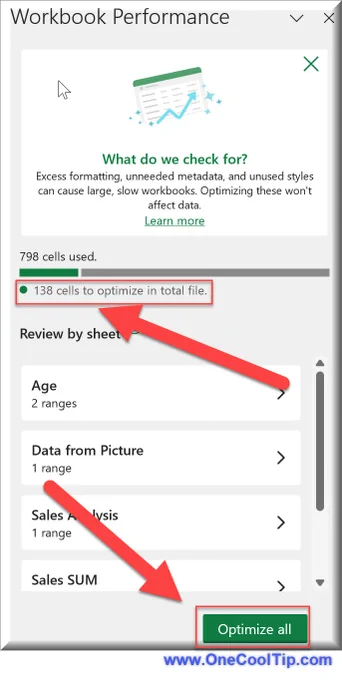 🚀 Unleash Excel's Hidden Power: Supercharge Your Workbooks with "Check Performance" 🔥

✨ Share this game-changing tip with your fellow spreadsheet wizards! ✨

Social Media Post: 🔍 Discover Excel's secret weapon to turbocharge your workbooks! Say goodbye to sluggish spreadsheets with the new "Check Performance" feature 💥

Learn the ins and outs of this powerful tool and revolutionize your Excel experience: https://www.onecooltip.com/2024/04/unlock-excels-hidden-power-boost.html 🚀

#Microsoft #Excel #ExcelTips #ProductivityHacks #ExcelPerformance #SpreadsheetMagic #TechTips #OneCoolTip @msexcel @OneCoolTip