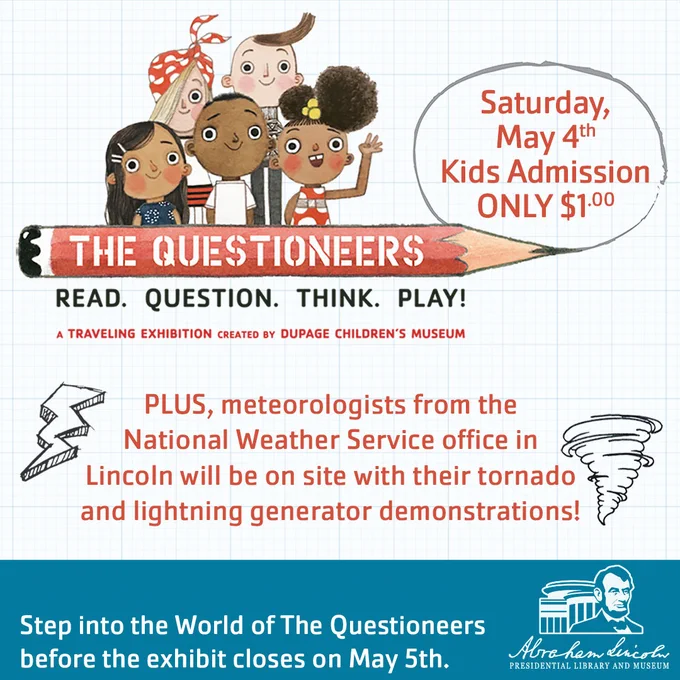A promotional banner for ALPLM Dollar Kids Day on Saturday, May 4th.