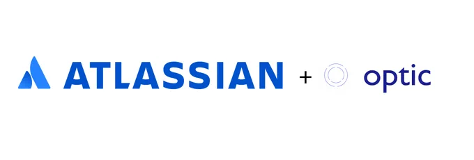 Two logos side by side: Atlassian and Optic