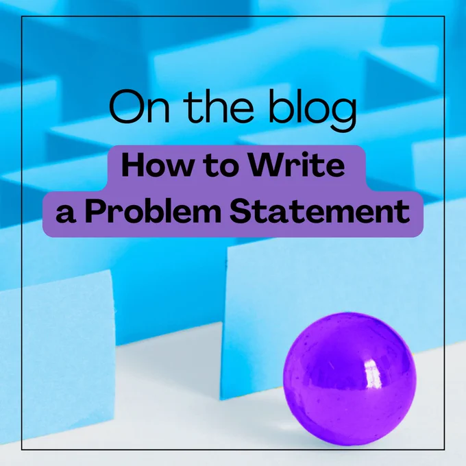 On the blog: how to write a problem statement