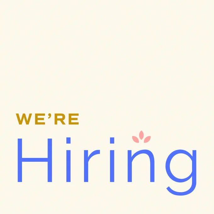 We're hiring!