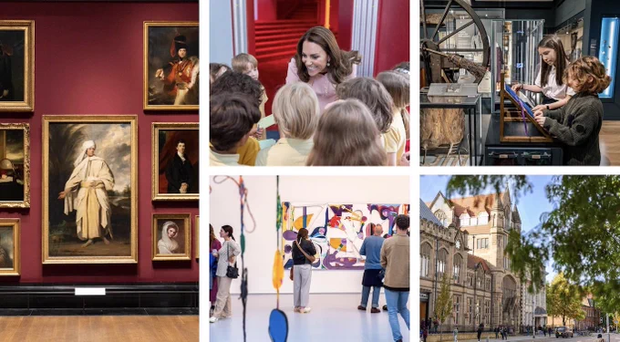 The five finalists: National Portrait Gallery (left); Young V&A (top left); Craven Museum (top right); Manchester Museum (bottom right); Dundee Contemporary Arts (bottom left)