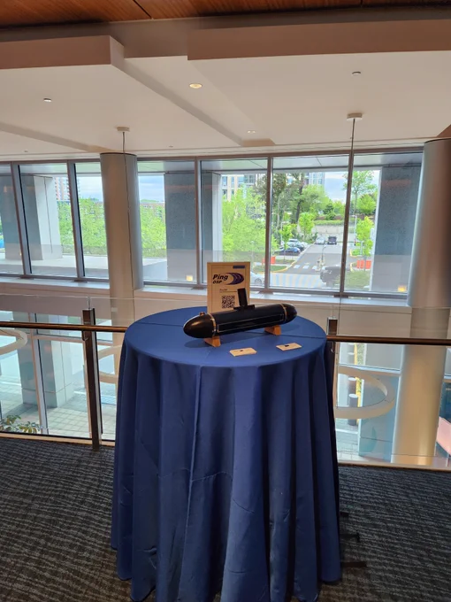 Ping DSP's Showcase Table at NATO DIANA's Outreach Days