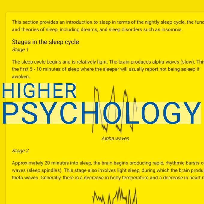 Higher Psychology course