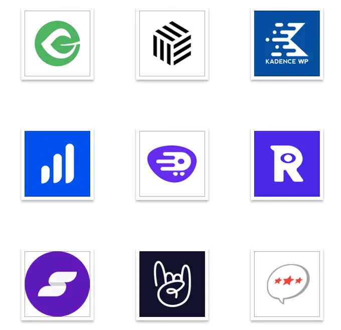 Logos for GiveWP, IconicWP, KadenceWP, LearnDash, Orderable, Restrict Content Pro, SolidWP, The Events Calendar, and WP Business Reviews